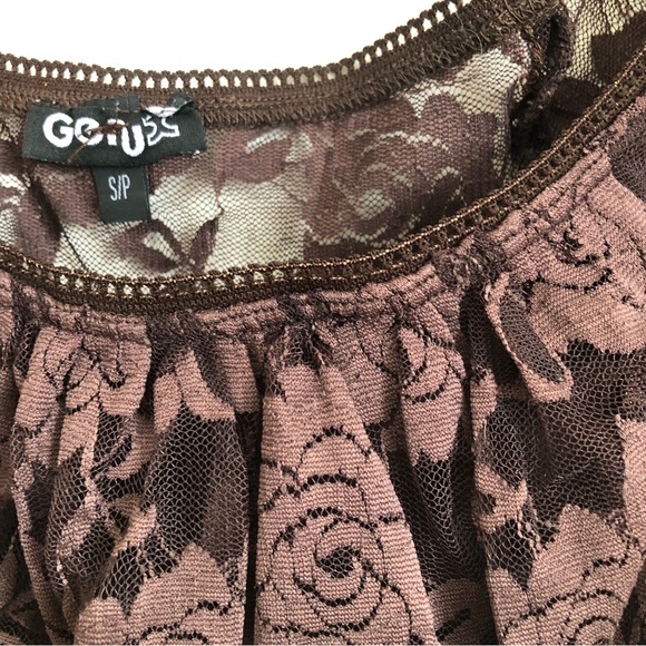 SOLD Y2K Ruched Bust Babydoll Top - Picture 3 of 4